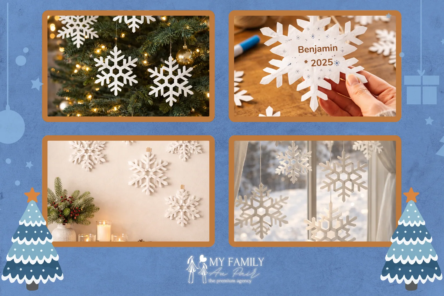 Snowflake Crafts Are Perfect for Au Pairs