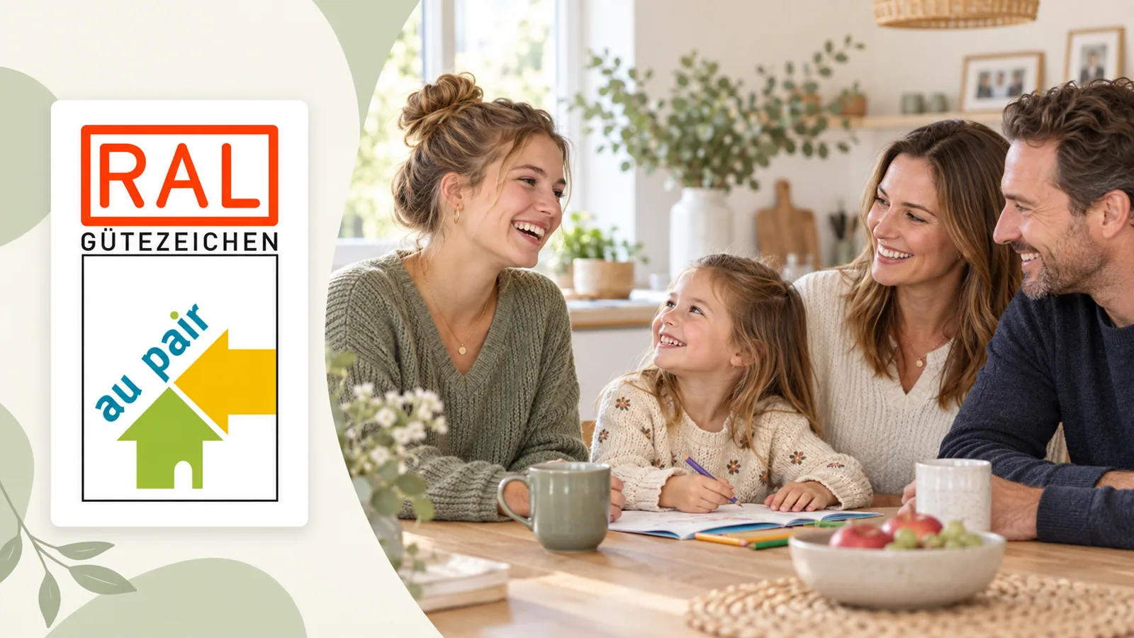 RAL quality mark for au pairs — seal for certified au pair agencies