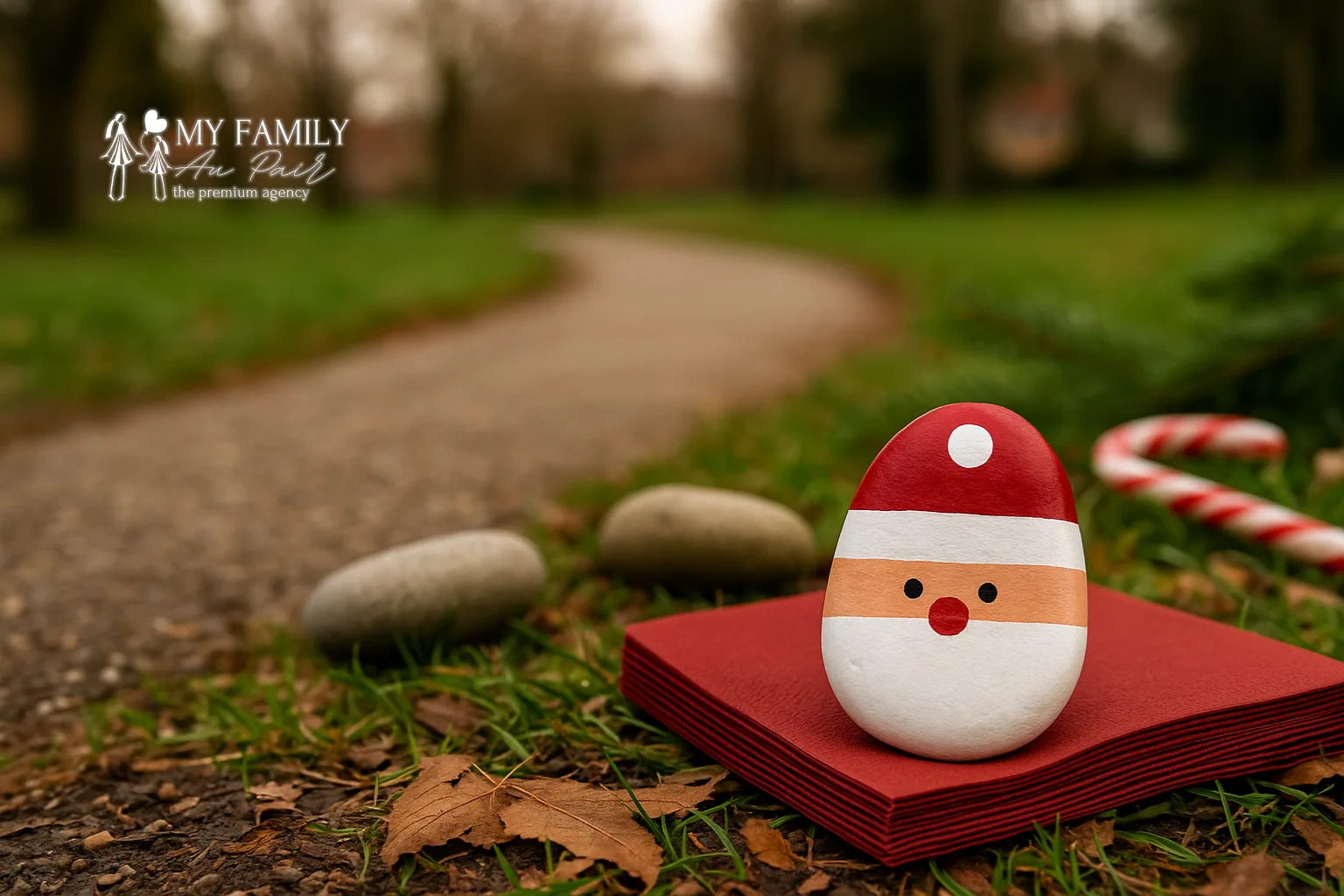 Place Santa stones in parks